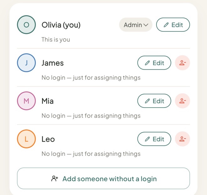 Open Members, in the Petal Home app