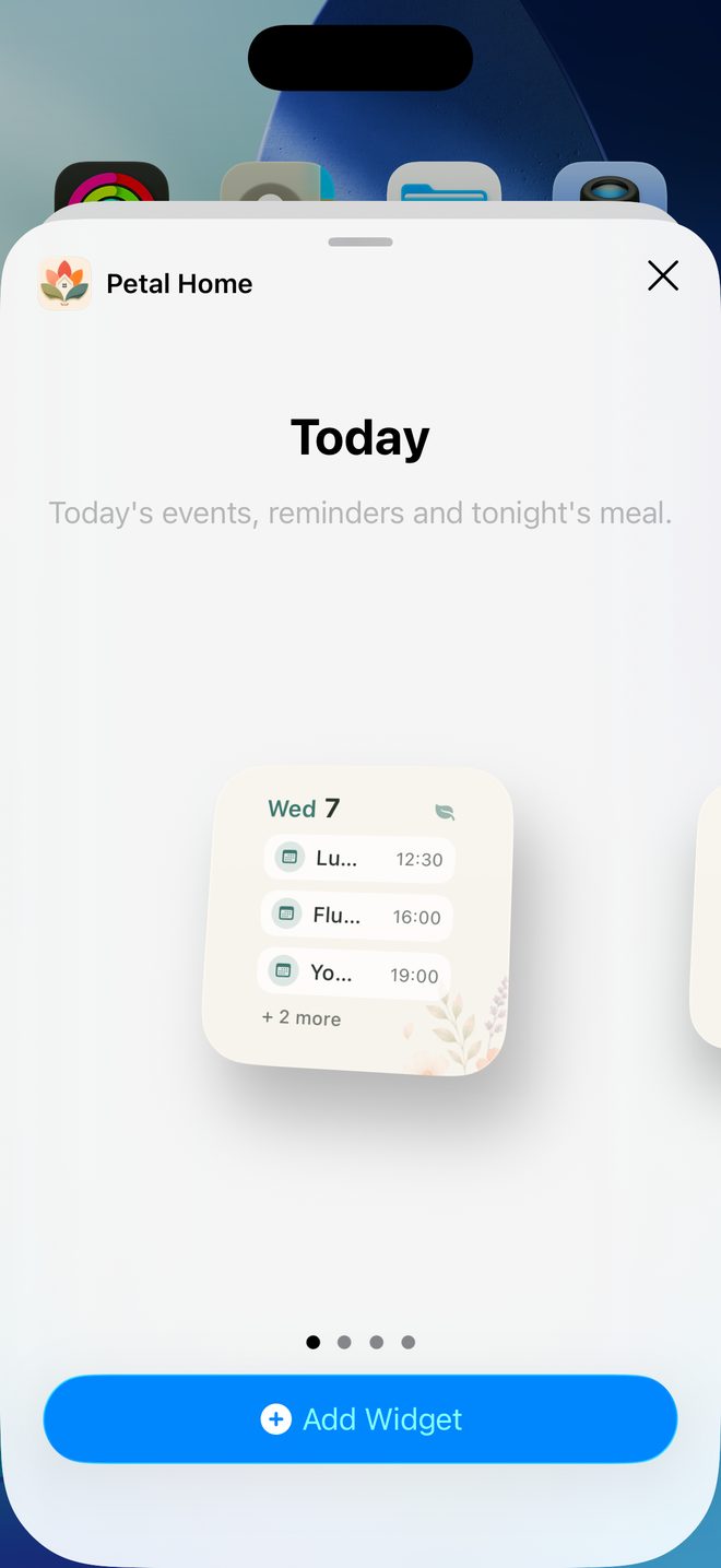 Choose Petal Home, in the Petal Home app