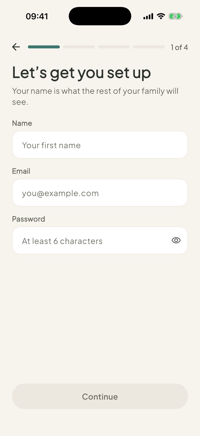 Answer a few short questions, in the Petal Home app